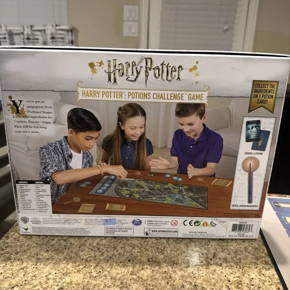Harry Potter Potions Challenge Board Game New Open Box